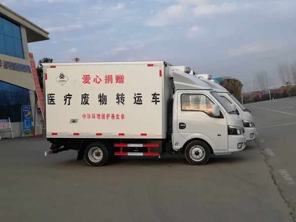 國(guó)六東風(fēng)途逸醫(yī)療廢物轉(zhuǎn)運(yùn)車